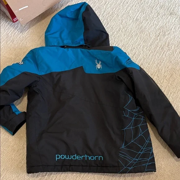 Spyder Blue and Black Ski Race Jacket - Picture 8 of 8